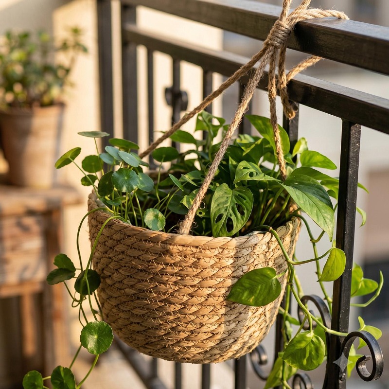 1/3x Rope Hanging Planter Bask - Spider Plant Hanging incelemesi ve fiyatı