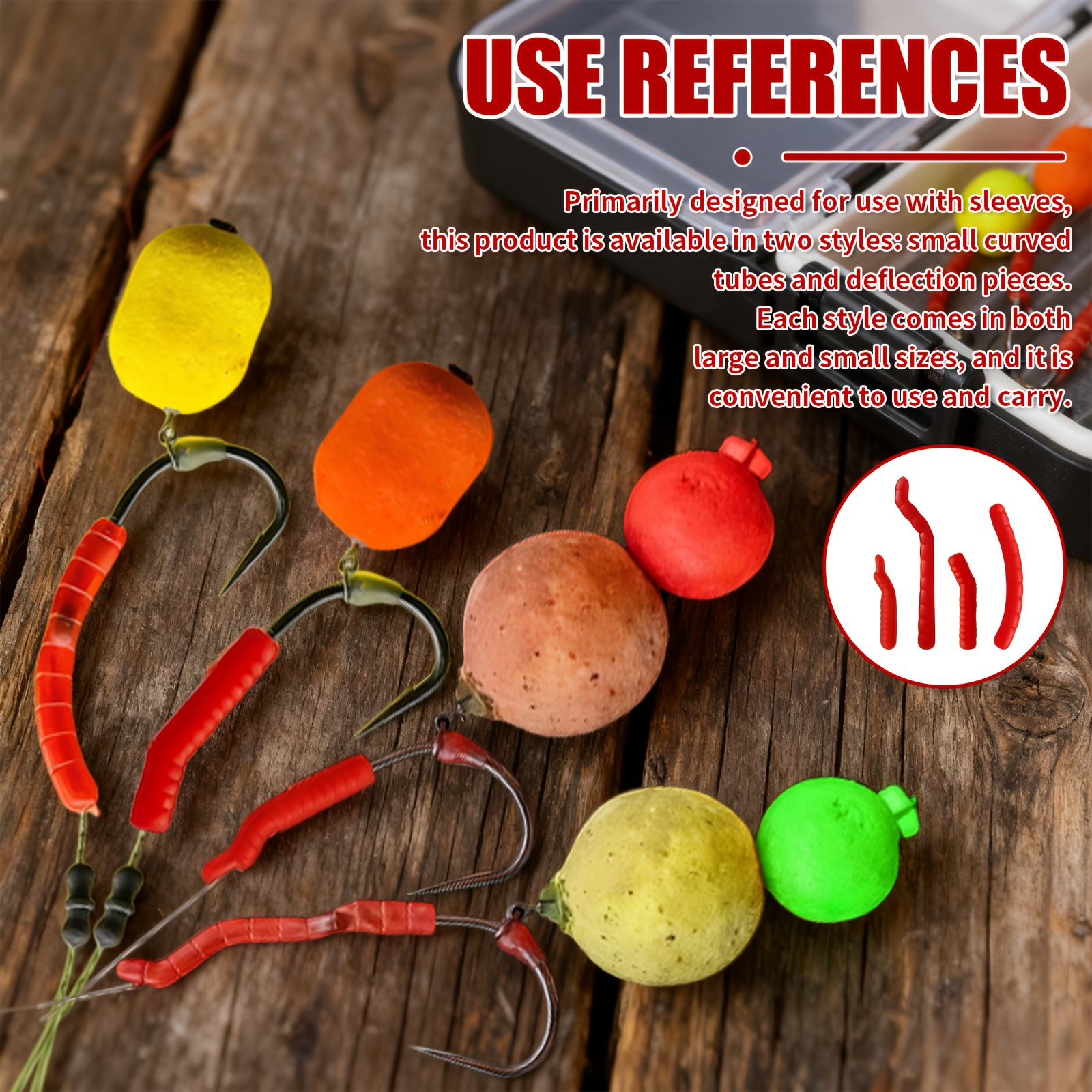 Red Artificial Bloodworm Hook  - Aglaonema Red incelemesi ve fiyatı