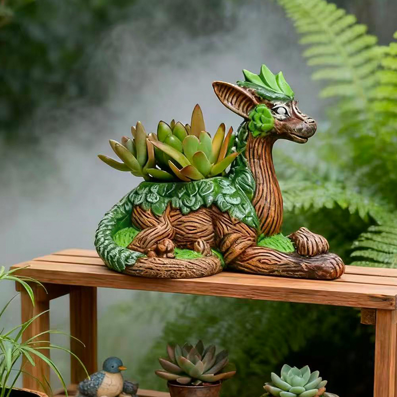 Creative Dragon Tree Flower Po - Echeveria Succulent incelemesi ve fiyatı