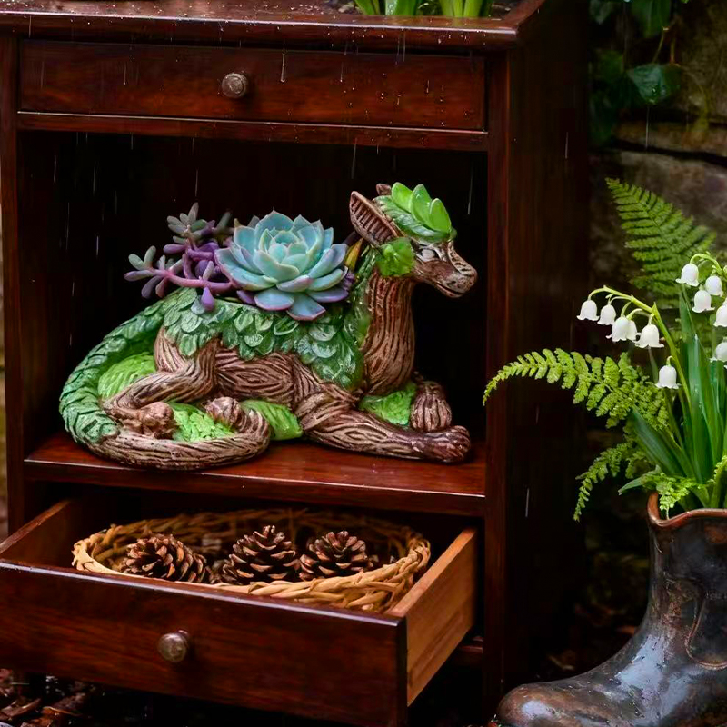 Creative Dragon Tree Flower Po - Echeveria Succulent incelemesi ve fiyatı
