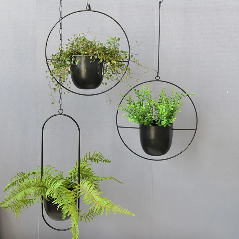 Wrought Iron Hanging Planter E - Spider Plant Hanging incelemesi ve fiyatı