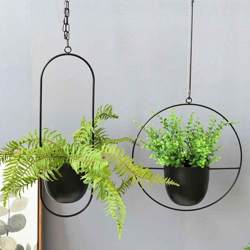 Wrought Iron Hanging Planter E - Spider Plant Hanging incelemesi ve fiyatı