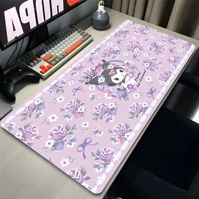 Office Computer Desk Mat Kurom - Tradescantia Purple incelemesi ve fiyatı