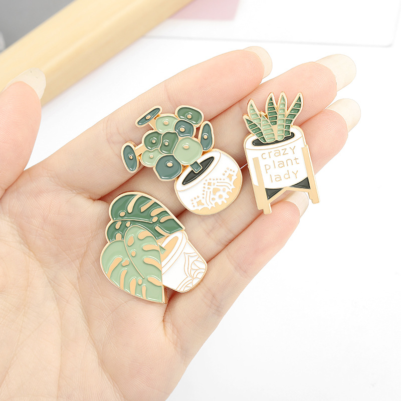Potted Plant Brooch Monstera A - Aloe Vera Pot incelemesi ve fiyatı