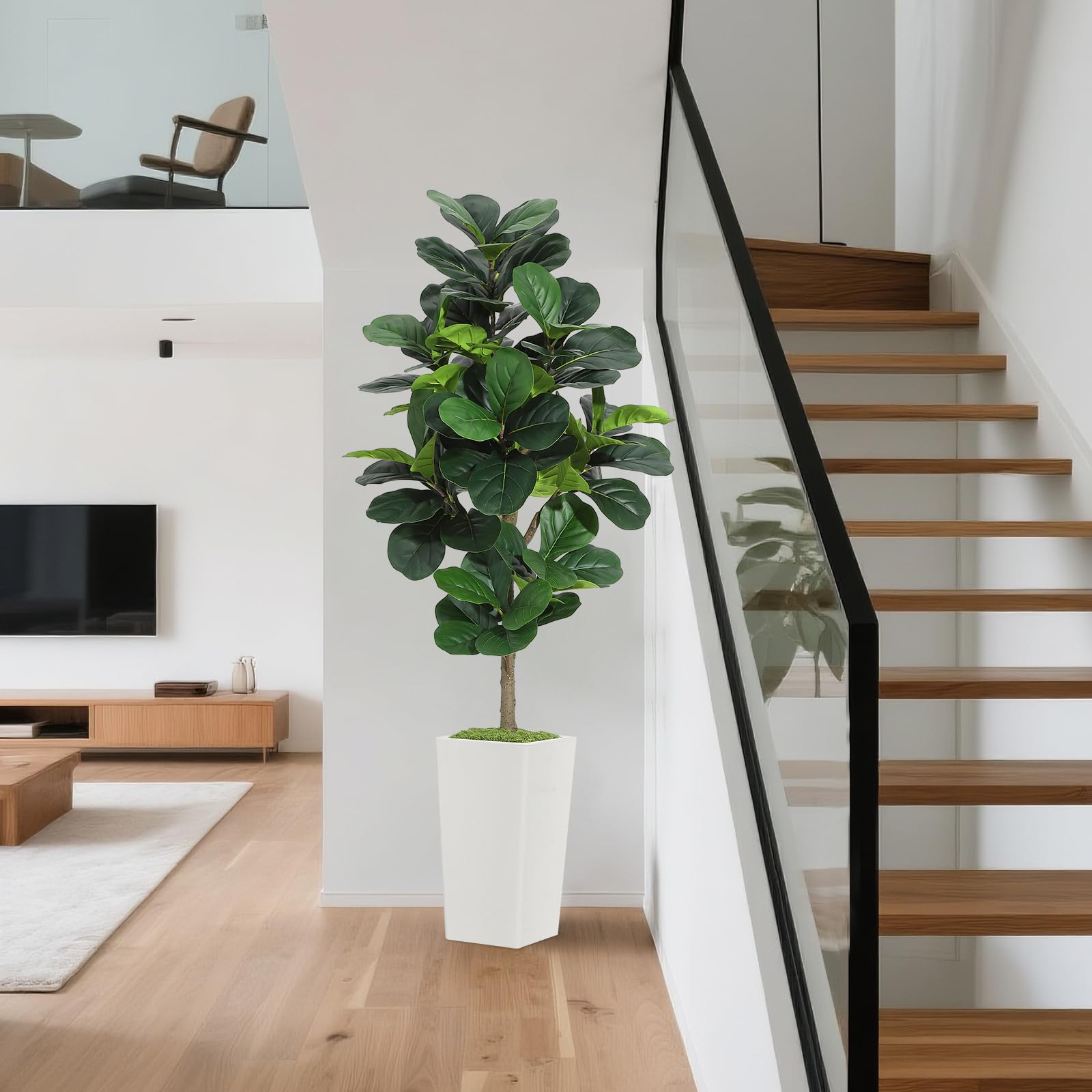 Artificial Fiddle Leaf Fig Tre - Ficus Lyrata Tree incelemesi ve fiyatı