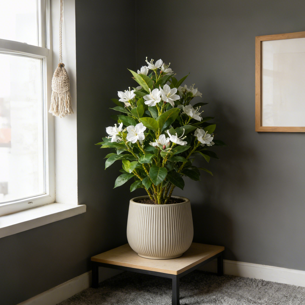 21-40cm Artificial Azalea Flow - Ficus Lyrata Tree incelemesi ve fiyatı