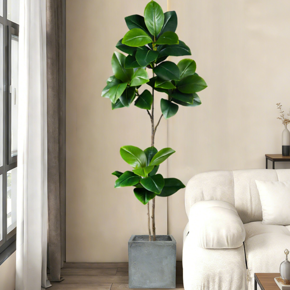 74-140cm Artificial Rubber Tre - Ficus Lyrata Tree incelemesi ve fiyatı