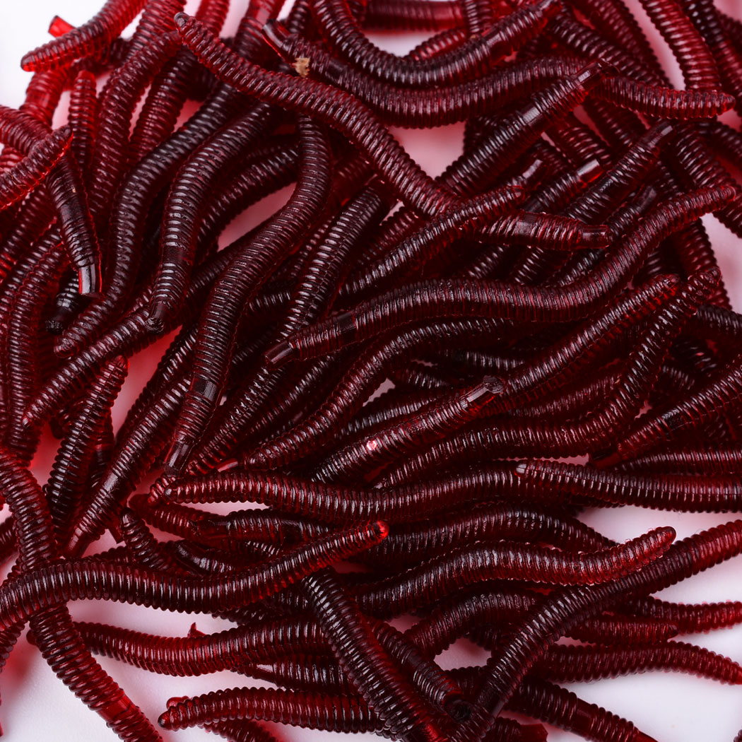 50pcs Lifelike Red Worm Soft L - Aglaonema Red incelemesi ve fiyatı