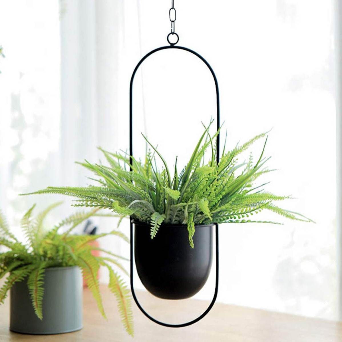 Hanging Iron Art Plant Pots Ba - Spider Plant Hanging incelemesi ve fiyatı