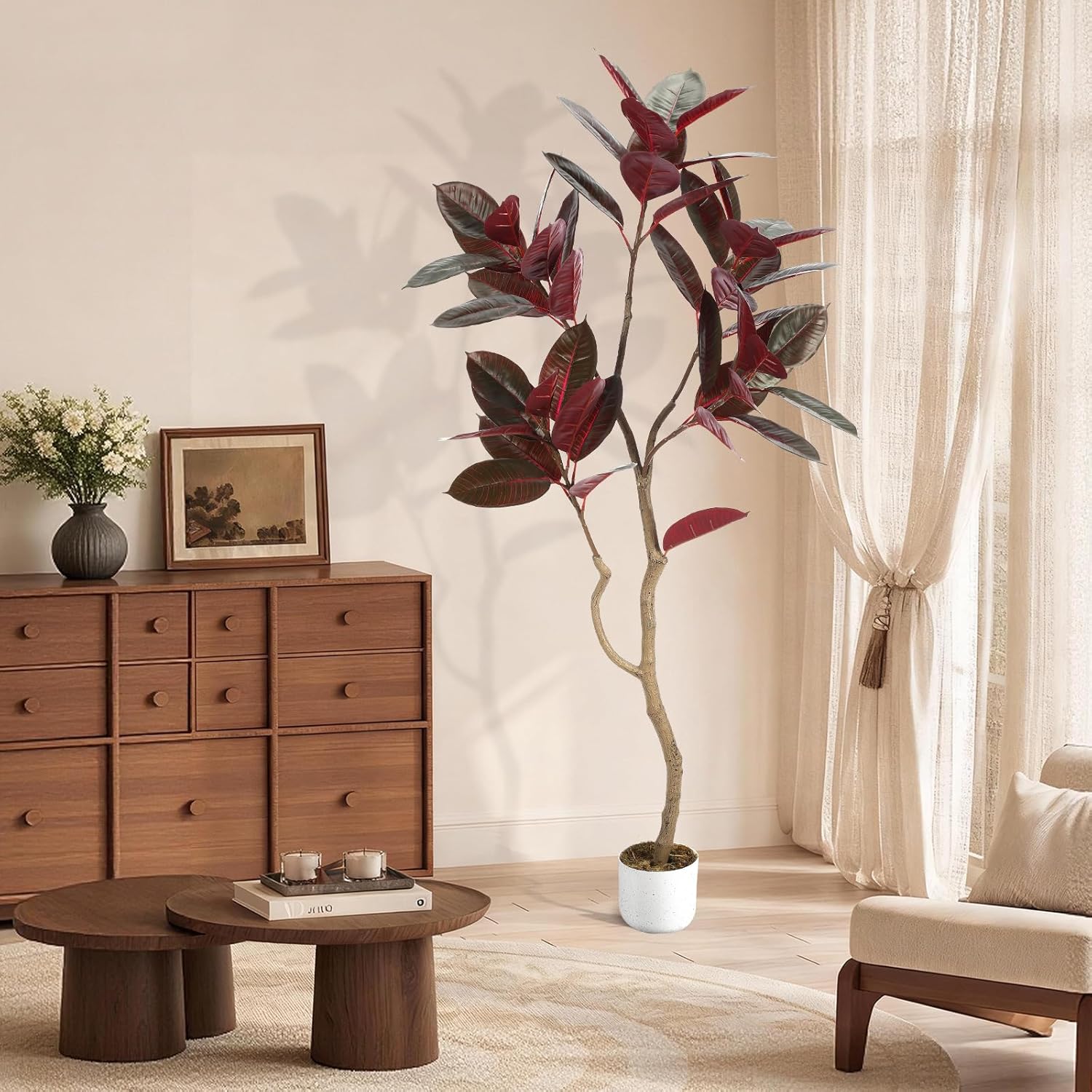Artificial Fiddle Leaf Fig Tre - Ficus Lyrata Tree incelemesi ve fiyatı