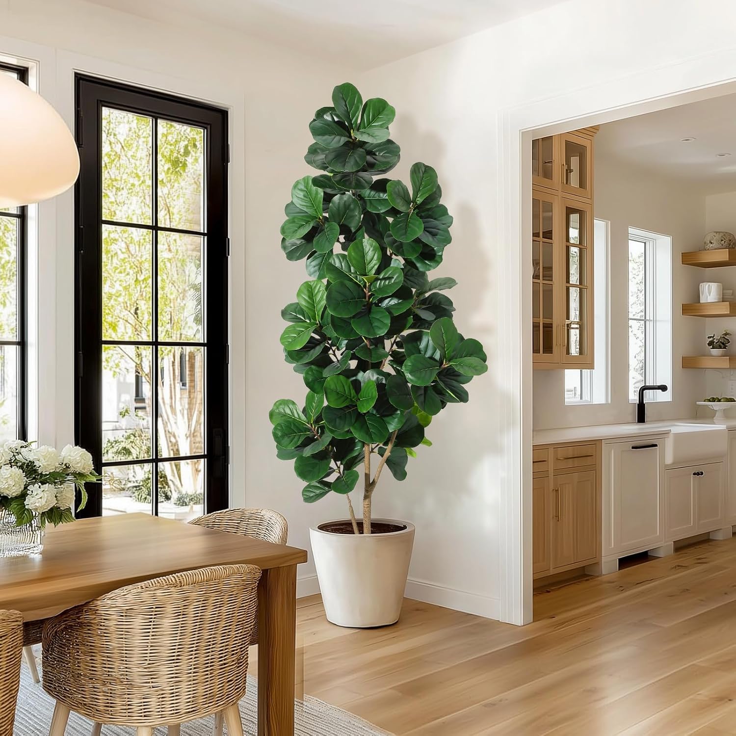 4-7 FT Fiddle Leaf Fig Tree Ar - Ficus Lyrata Tree incelemesi ve fiyatı