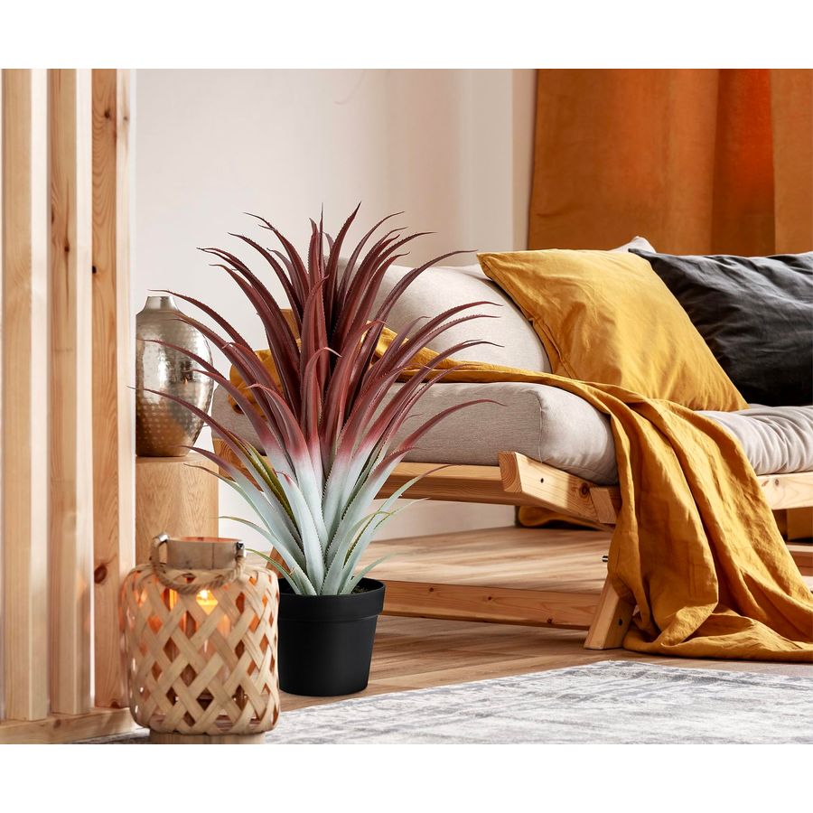 Hyper Realistic Big Red Artifi - Aloe Vera Pot incelemesi ve fiyatı