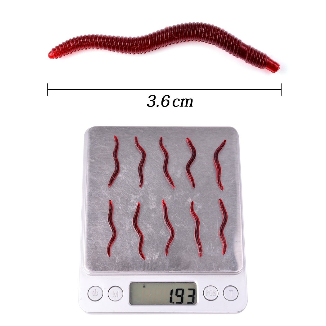 50Pcs Fishing Lures Lifelike F - Aglaonema Red incelemesi ve fiyatı