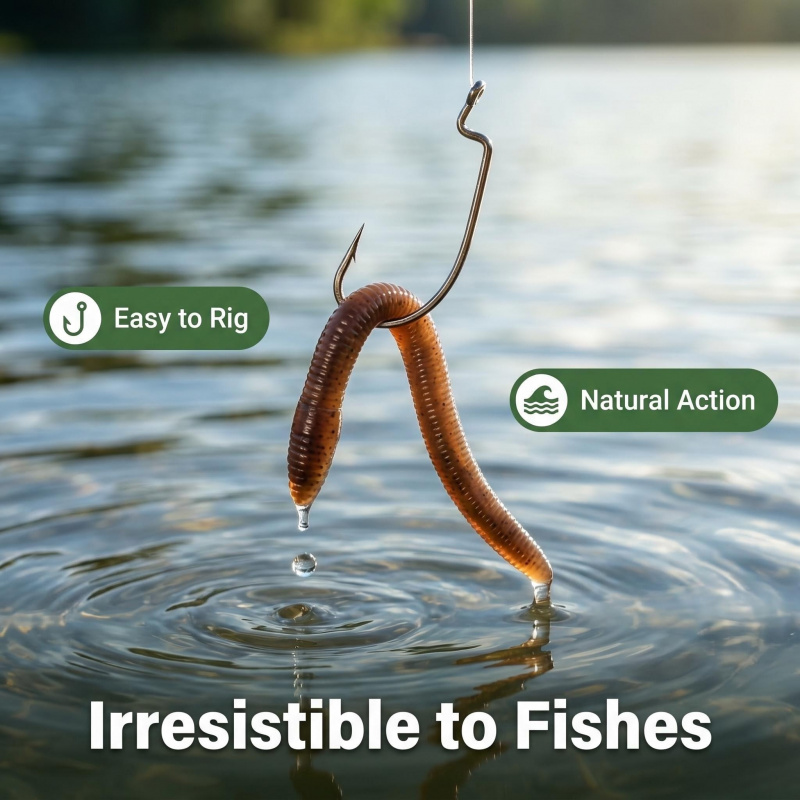 100pcs Soft Lure Bass Bream Bl - Aglaonema Red incelemesi ve fiyatı