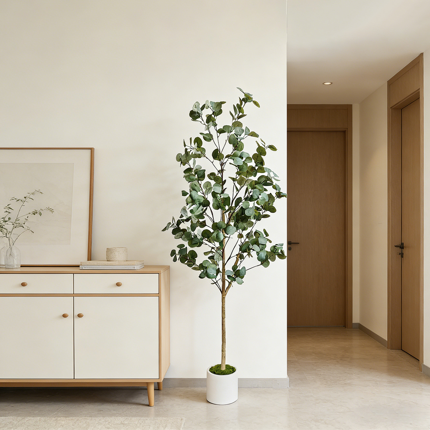 120-155Cm/5.1Ft Artificial Euc - Dracaena Marginata incelemesi ve fiyatı