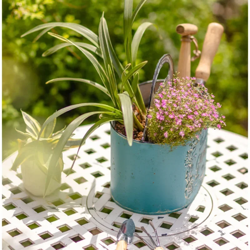 Blue Hanging Wall Planter Aged - Spider Plant Hanging incelemesi ve fiyatı
