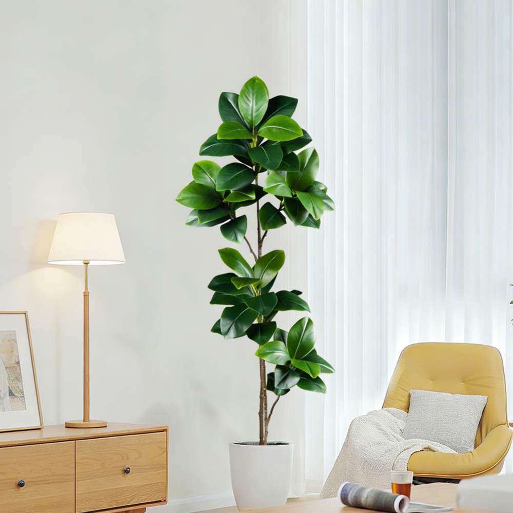 74-140cm Artificial Rubber Tre - Ficus Lyrata Tree incelemesi ve fiyatı