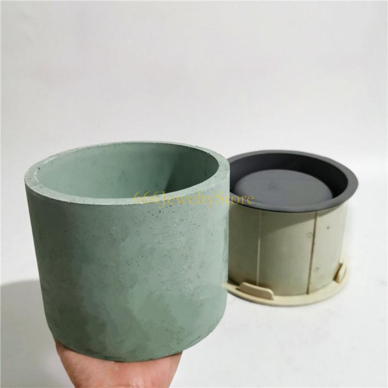 F2TD Large Round Concrete Flow - Echeveria Succulent incelemesi ve fiyatı