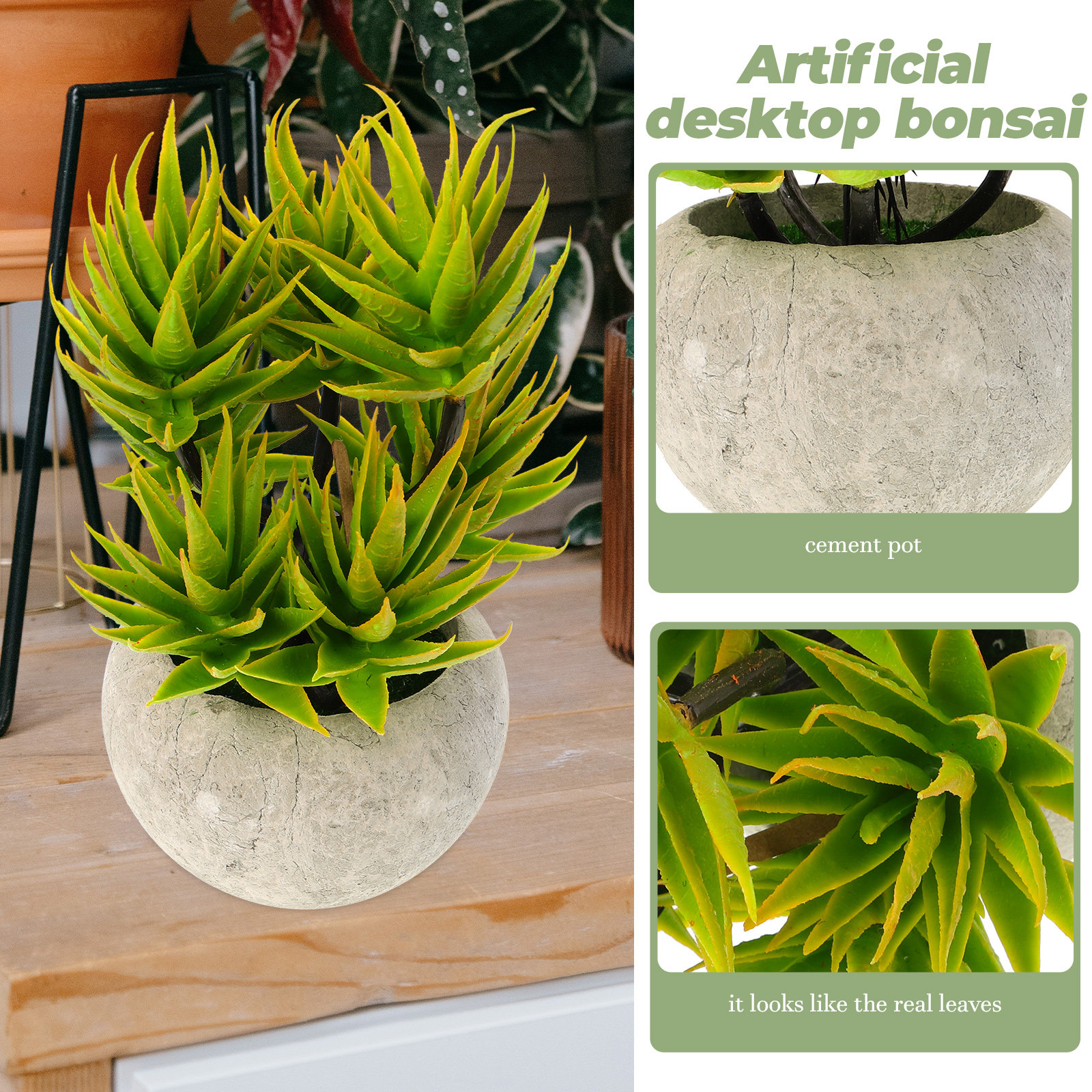1 Piece Artificial Aloe Vera B - Aloe Vera Pot incelemesi ve fiyatı