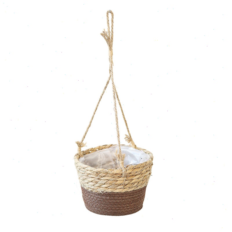Straw Hanging Basket Flower Po - Spider Plant Hanging incelemesi ve fiyatı