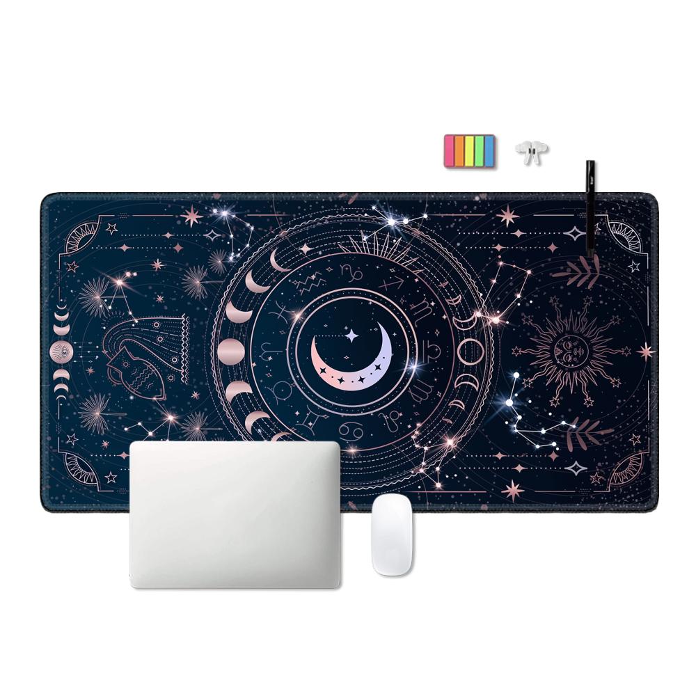 Night view Moon Star Mouse Pad - Tradescantia Purple incelemesi ve fiyatı